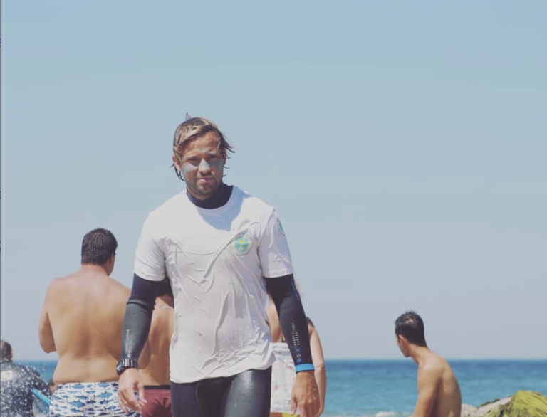 Surf instructor Porto